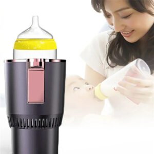 2-in-1 Car Cup Holder with Cooling & Heating Features
