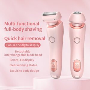 2-in-1 Wireless Rechargeable Shaver for Women