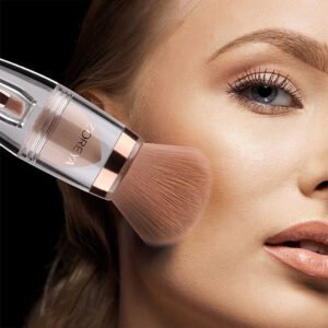 Transparent Stylish 3-in-1 Makeup Brush