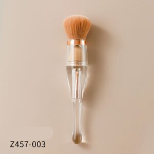 Transparent Stylish 3-in-1 Makeup Brush