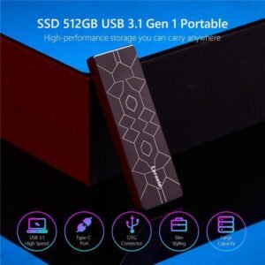 Ultra-Thin Portable External SSD